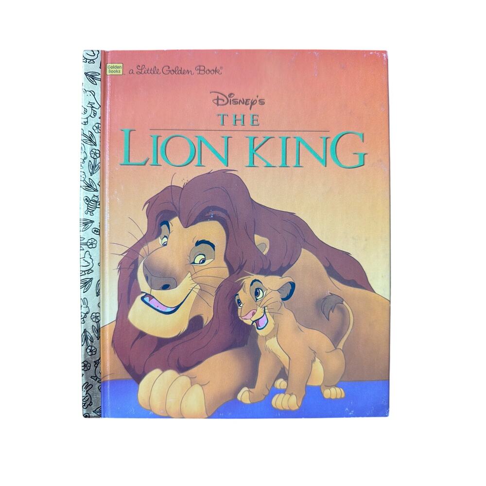 Disney's The Lion King a Little Golden Book Hardcover Vintage Children's VTG